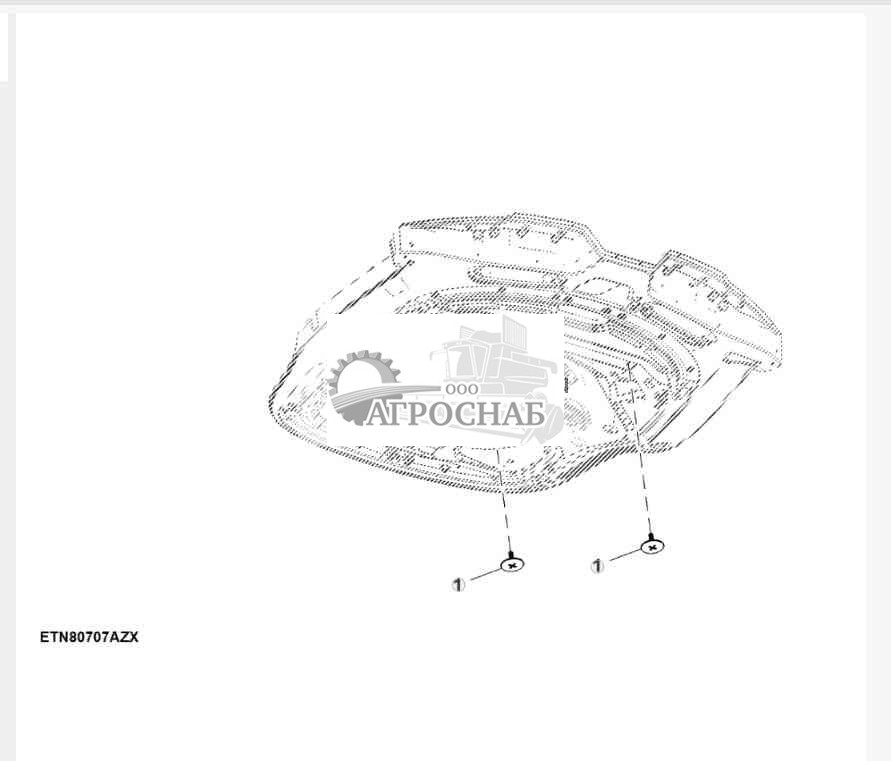 Заглушка солнцезащитного козырька 